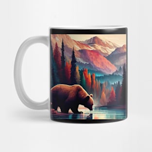 Big Grizzly Bear . Mug